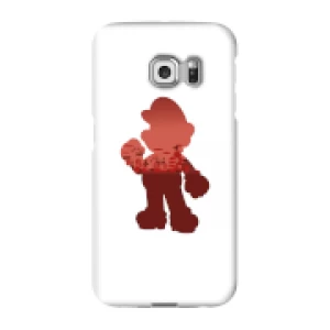 image of Nintendo Super Mario Mario Silhouette Phone Case - Samsung S6 Edge - Snap Case - Gloss