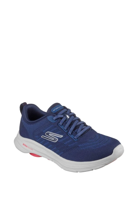 Image of Skechers Mens GO Walk 8 Day Trainer in Navy Size: 7 Navy Male 7