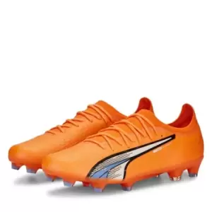 Puma Ultra.1 Firm Ground Football Boots Mens - Orange