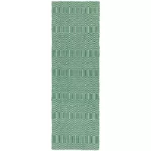 Asiatic Carpets Sloan Hand Woven Runner Green - 66 x 200cm