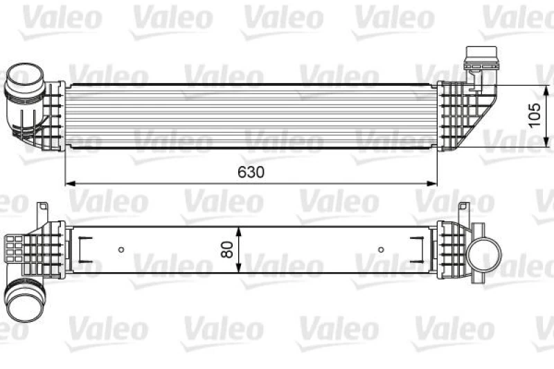 Image of Intercooler VALEO 818636