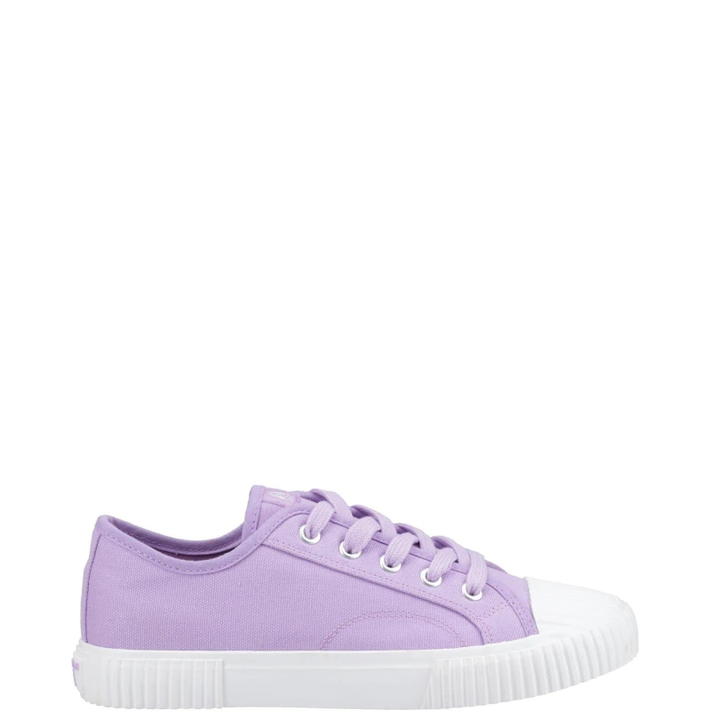 Image of Hush Puppies Freya Canvas Trainer Lilac female 3 (36)