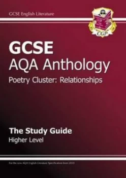 Image of Gcse English Literature Aqa Anthology. Higher Level Relationships by Luke Von Kotze Hardback