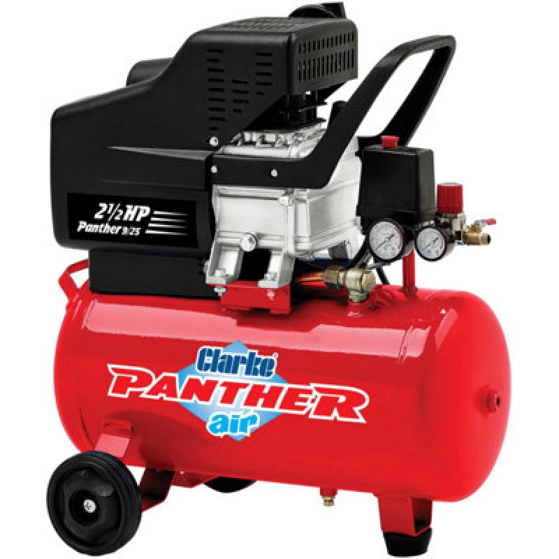 Image of Clarke International Clarke Panther 9/25 9.3Cfm 24 Litre 2.5Hp Air Compressor (230V)
