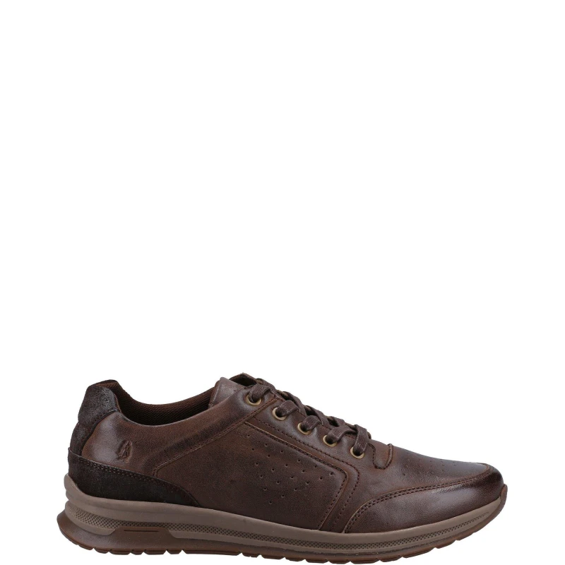 Image of Hush Puppies Mens Joseph Lace Up Trainers Shoes - UK 8 Brown male GDE2677LBR8