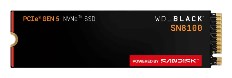 Image of Western Digital Western Digital WD_BLACK SN8100 NVMe SSD POWERED BY SANDISK 4TB WDS800T1X0M-00CMT0