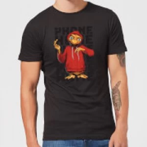 image of ET Phone Home Stylised T-Shirt - Black