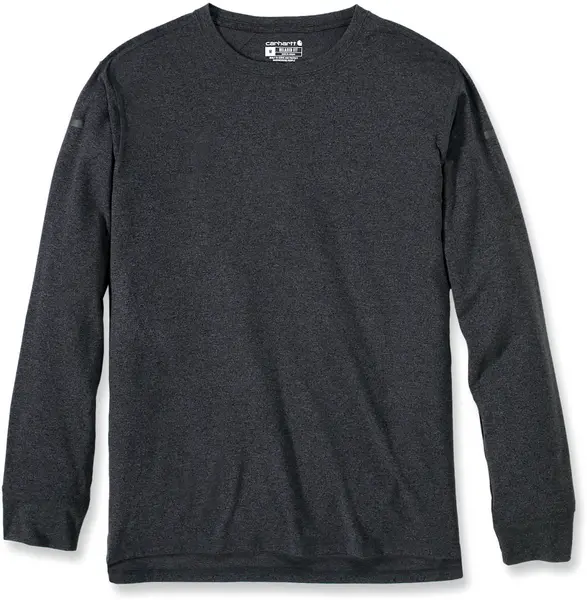 image of Carhartt Lightweight Durable Relaxed Fit Longsleeve, black-grey, Size 2XL