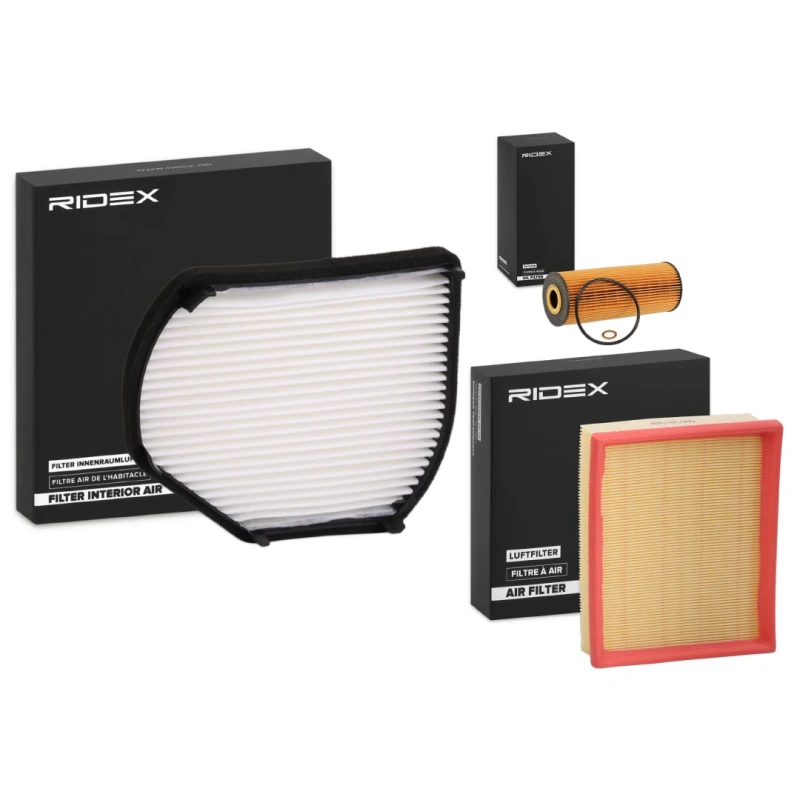 Image of RIDEX 4055F20000 Filter Set with gaskets/seals Filter Set (4055)