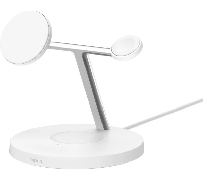 Image of Belkin WIZ032MYWH mobile device charger Universal White Wireless charging Indoor WIZ032MYWH