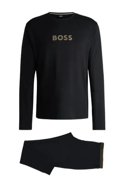 image of Boss Boss Gift Long Set 10251231 02 Long Sleeve Pyjama Sets S Black 43184503350