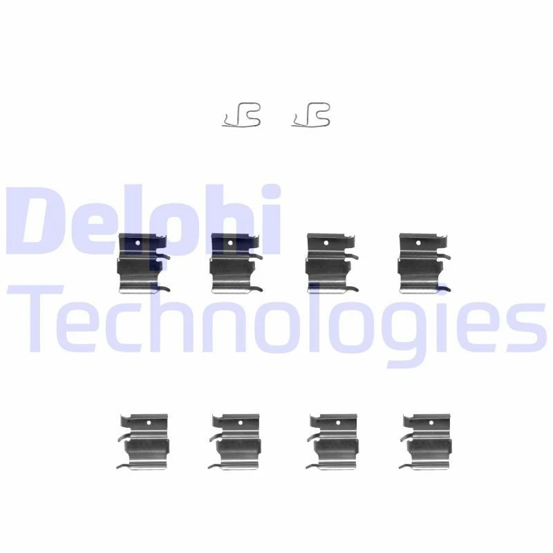 Image of DELPHI Brake pad fitting kit DELPHI LX0366