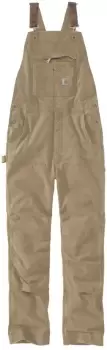 image of Carhartt Rugged Flex Rigby Bib Overall, green-brown, Size 30, green-brown, Size 30