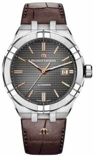 Image of Maurice Lacroix Aikon Automatic Brown Leather Strap Watch