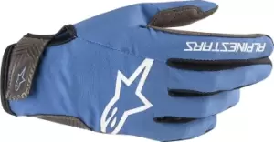 image of Alpinestars Drop 6.0 Bicycle Gloves, blue, Size L, blue, Size L