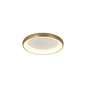Image of Kantou LED Ceiling Light 50W 3000K Aluminum Brushed Gold Matt