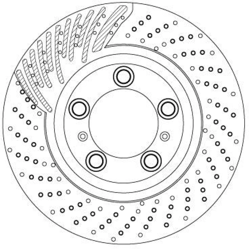 Image of Brake disc TRW DF6821S