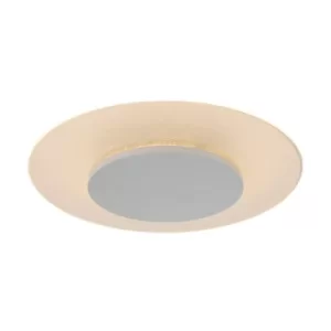 image of Lido Flush Ceiling Light White Matt, Transparent Edited