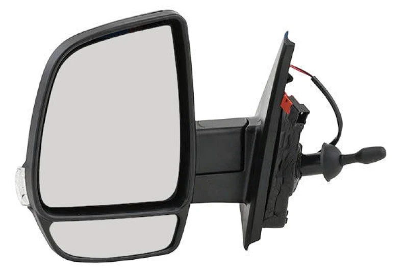 Image of JOHNS 30 52 37-53 Wing mirror Left, black, with wide angle mirror Outside Mirror (50)
