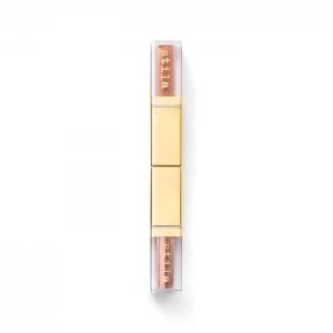 Image of Stila Stila Stila Double Dip Suede Shade and Glitter & Glow Liquid Eye Shadows - Smitten Kitten
