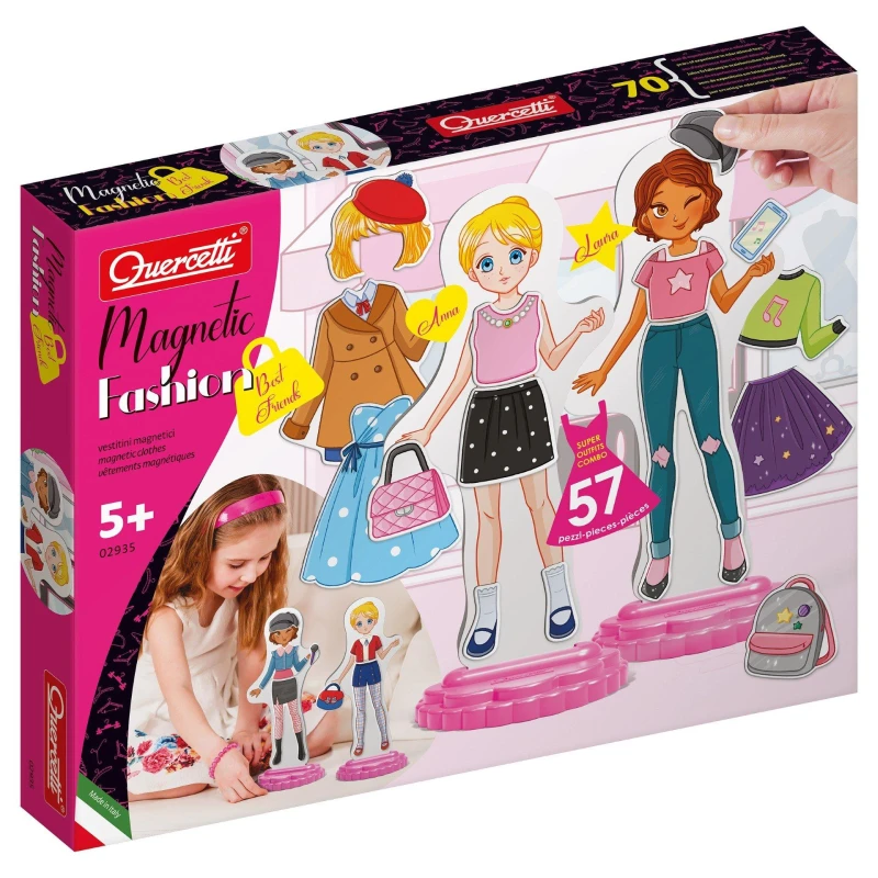 Image of Quercetti Magnetic Fashion - Best Friends, Multi 2935