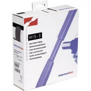 Image of HellermannTyton 308-31200 HIS-12/4-PEX-BK H&B Heat Shrink Tubing Reel In Dispenser Box 5m N/A