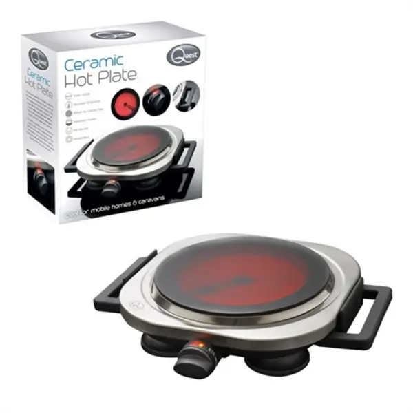 Image of Quest Single Ceramic Infrared Hot Plate 36249