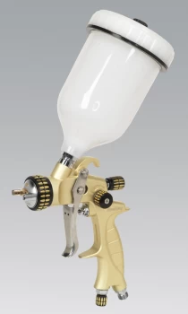 image of Sealey MVMP01 MVMP Gravity Feed Spray Gun 1.3mm Set-Up - Finishing Coat