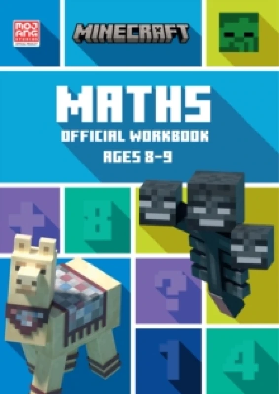 Image of Collins KS2 Minecraft Maths Ages 8-9 Book Multi unisex