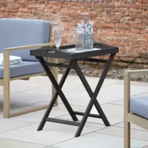 Image of Zion Garden Tray Table Charcoal