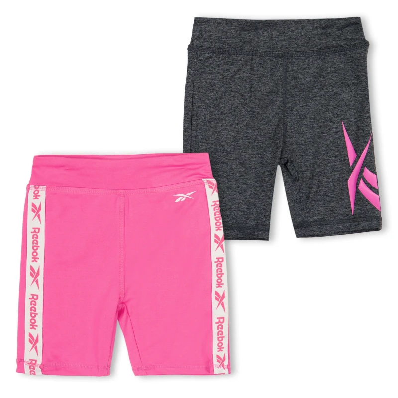 Image of Reebok Kids Jersey Jogger Shorts Sugar Plum female 7-8 (S)