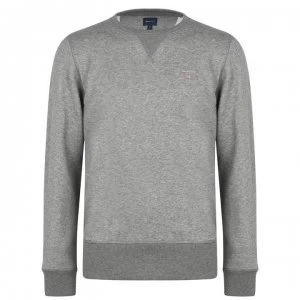 Image of Gant Original Crew Neck Sweatshirt - Grey 092