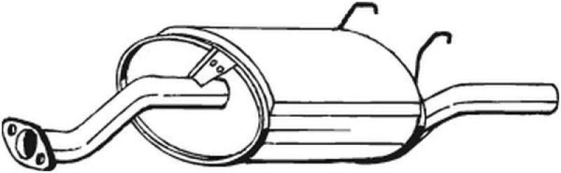 Image of Rear silencer BOSAL 163-727