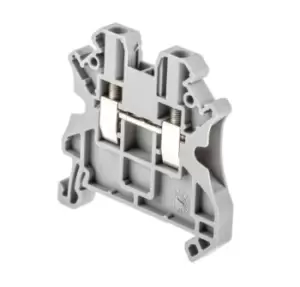 Image of Phoenix Contact Grey UT 2.5 Feed Through Terminal Block, 26 12 AWG, 0.14 4mm, ATEX, 1 kV