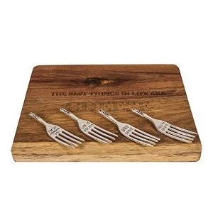 Cheese Picks & Cheeseboard Set