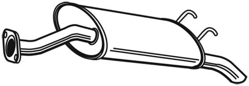 Image of Rear silencer VEGAZ HOS-167