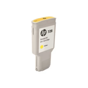Image of HP 728 Yellow Ink Cartridge 300ml