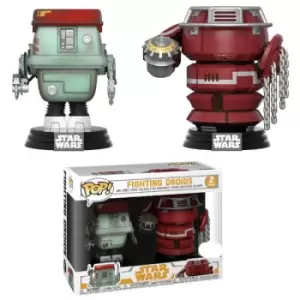 image of Star Wars Solo Fighter Droids 2-Pack EXC Pop! Vinyl Figures (VIP ONLY)