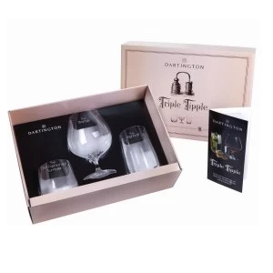 image of Dartington Triple Tipple 3 Piece Glass Set