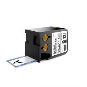 Image of Dymo XTL 54mmx34mm Heat Shrink Tube Label Black on White 25 Pre Sized