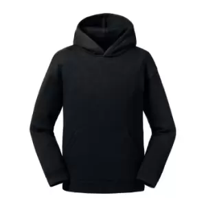Image of Russell Kids/Childrens Authentic Hooded Sweatshirt (5-6 Years) (Black)