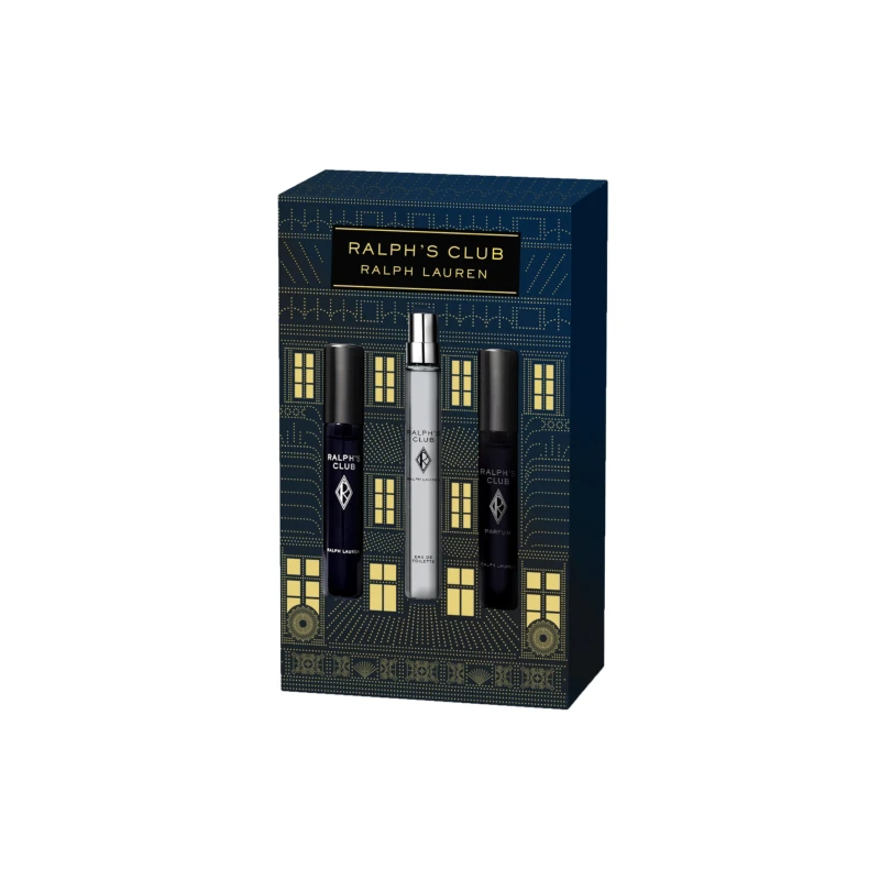 Image of Ralph Lauren Ralph's Club Gift Set 10ml Ralph's Club Eau de Toilette + 10ml Ralph's Club Parfum + 10ml Ralph's Club Eau de Parfum