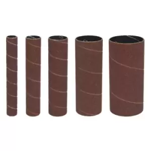 Image of Sealey Sanding Sleeves Assorted 80 Grit - Pack of 5