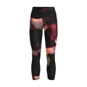 image of Under Armour Armour HeatGear Armour AOP Ankle Leggings Womens - Black