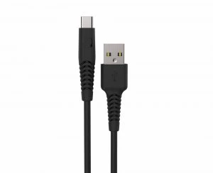 image of Scosche Heavy Duty 4ft USB C Cable Black