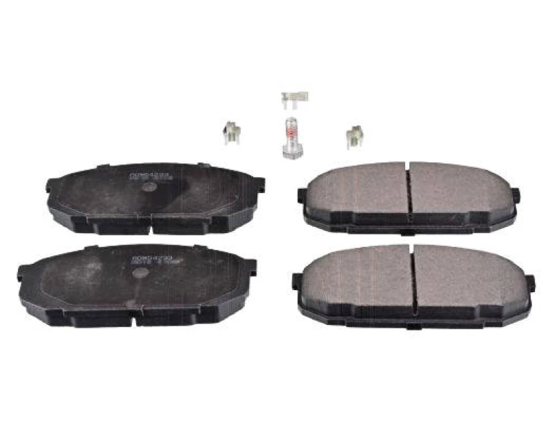 Image of Blue PRINT ADM54233 Brake pad set Front Axle, with acoustic wear warning, with bolts/screws Brake Pad Set,disc brake (402)