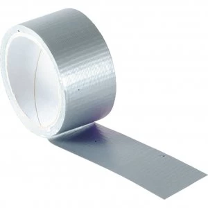 image of Faithfull Power Stik Waterproof Tape Silver 50mm 10m