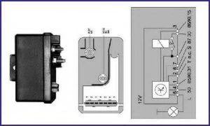 Image of Beru GR054 / 0201010054 Glow Plug Control Unit Replaces 5981 21