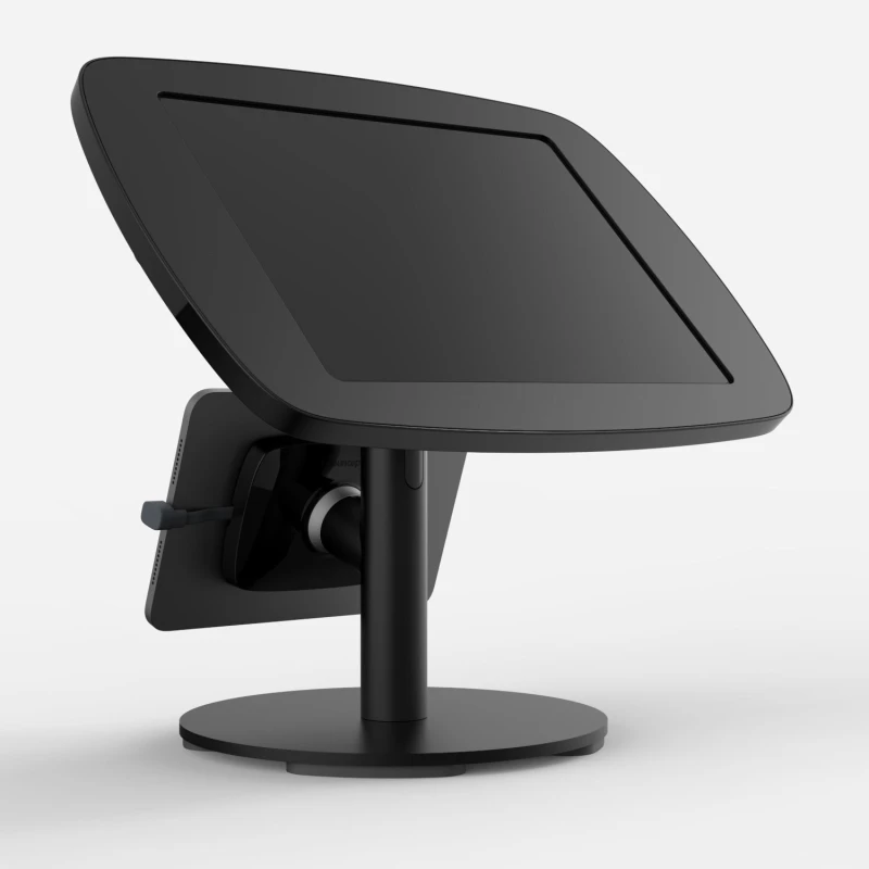 Image of Bouncepad Original Twin + Counter Base Microsoft Surface Pro 4/5/6/7 (2015 - 2019) Black Exposed Front Camera and Home Button TWCO-B4-