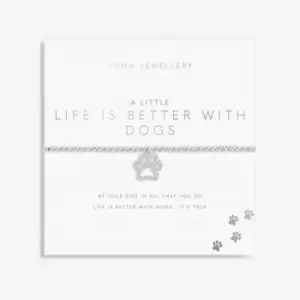 image of A Little 'Life Is Better With Dogs' Bracelet 5873